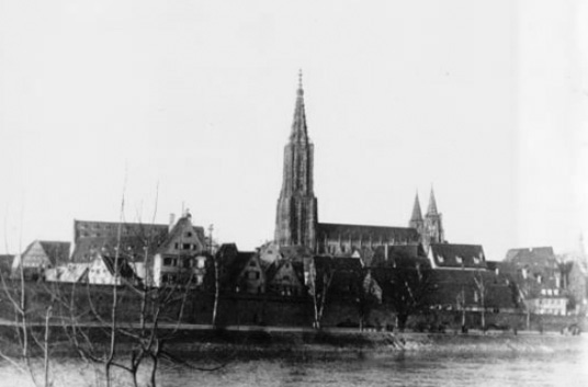 Blick auf Ulm mit dem Ulmer Münster